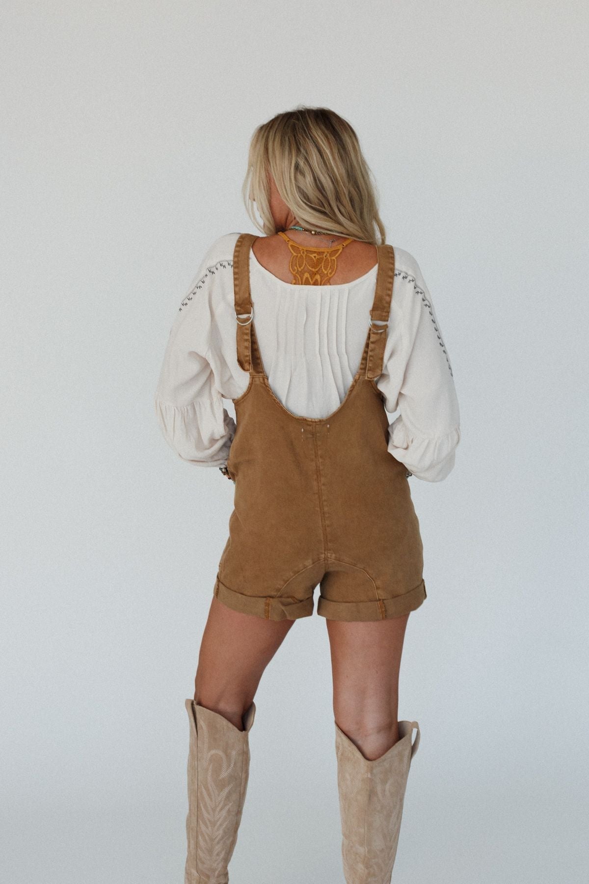 Jordyn Romper - Camel