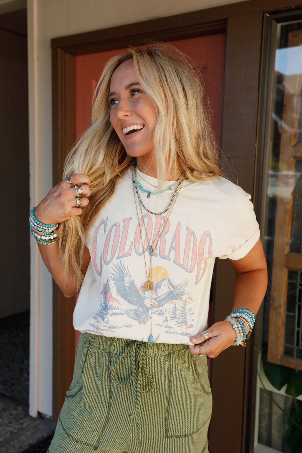 Colorado Graphic Tee - Ivory