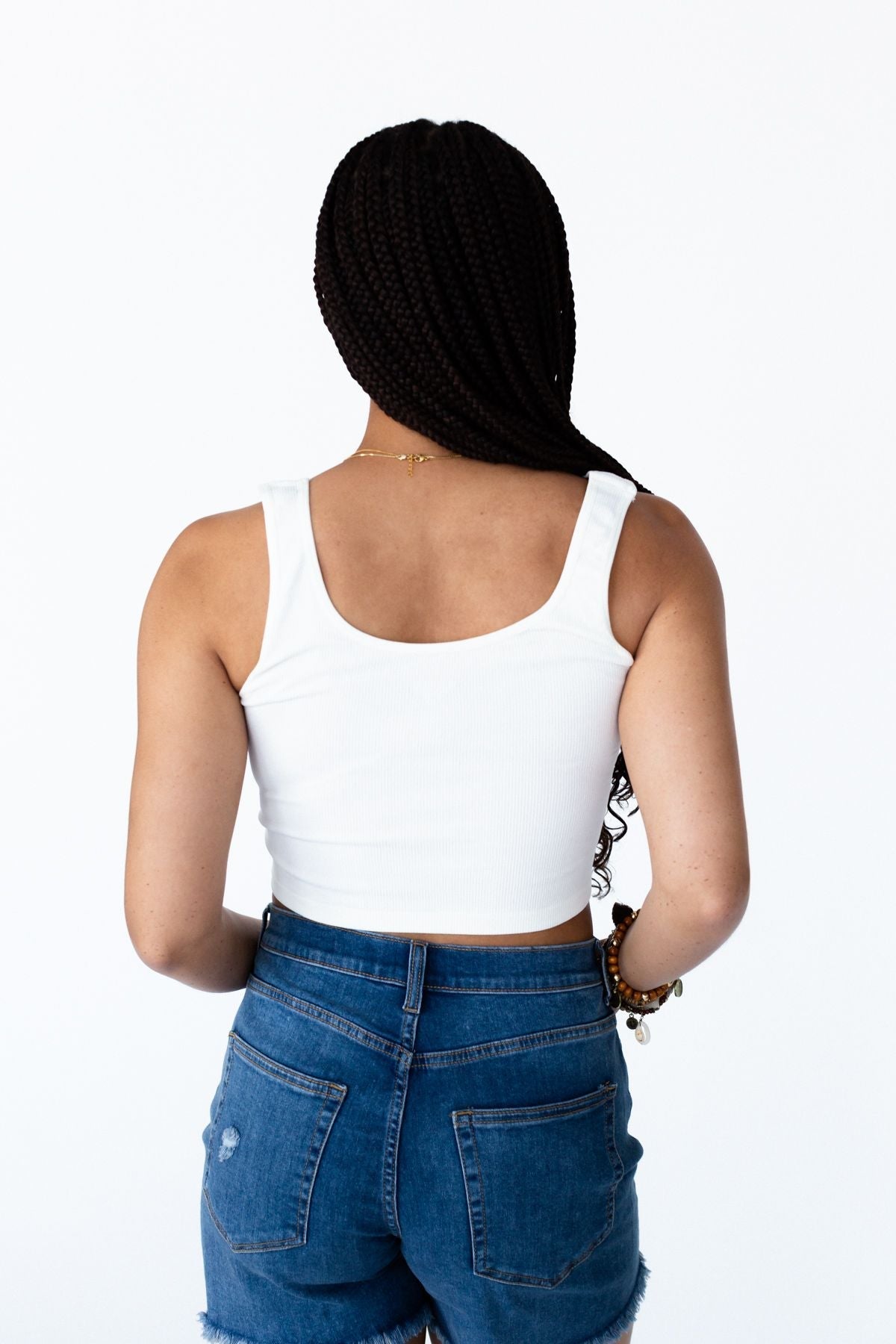 Hook It Up Ribbed Brami - Ivory