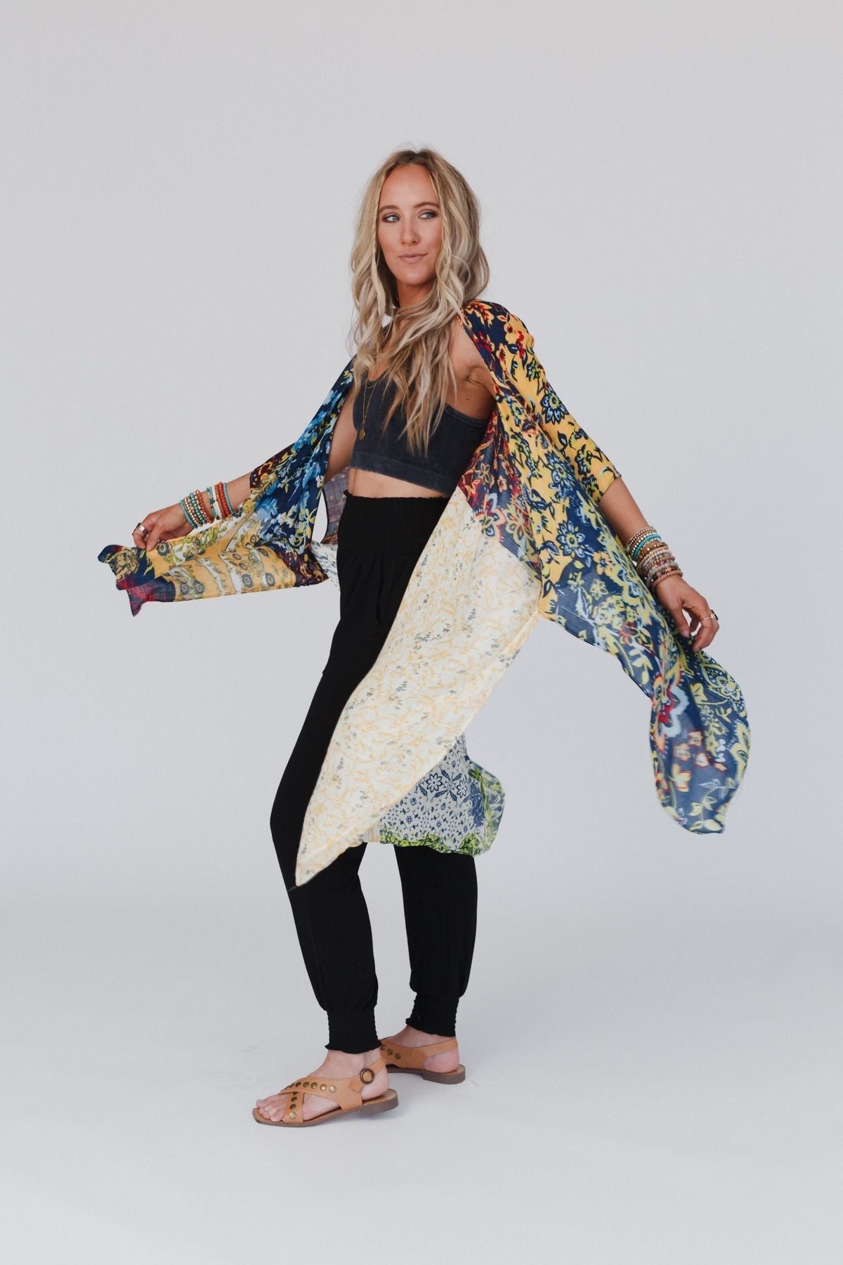 Dakota Patterned Kimono - Multi